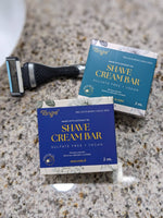 Tangie Shave Cream Bar – Zero Waste for Face & Body (Rosemary Mint)