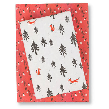Fox Forest • Double-sided Eco Wrapping Paper • Holiday