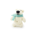 Happy Bear Holiday Eco Wool Ornament - Blue