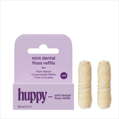 Vegan Dental Floss | Mint | Durable | Refills | 2-Pack
