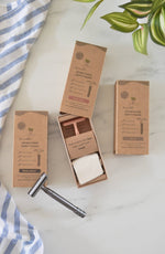 Reusable Double Edge Safety Razor - Silver