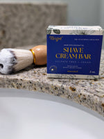 Tangie Shave Cream Bar – Zero Waste for Face & Body (Rosemary Mint)