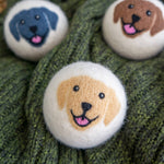 Happy Dogs Eco Wool Dryer Balls  - INDIVIDUAL (BROWN)