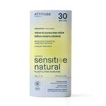 Attitude Sunly Oatmeal Sensitive Natural SPF 30 Mineral Sunscreen Stick 2.1 oz