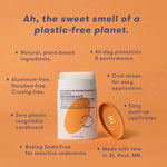 HiBar Sensitive Pink Iris + Neroli Plastic-Free Deodorant 2.25 oz.