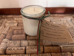 Soy candle - in Recycled Yogurt pot - Sweet Grass & Violet
