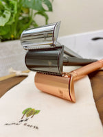Reusable Double Edge Safety Razor - Silver