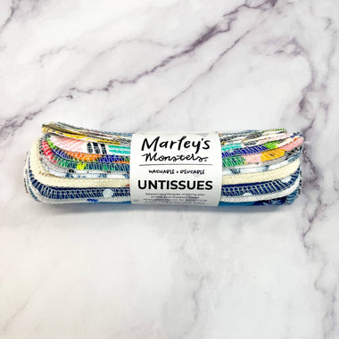 UNtissues® - 12 Count Rolls - Cotton Flannel - Surprise Prints