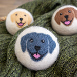 Happy Dogs Eco Wool Dryer Balls  - INDIVIDUAL (BROWN)