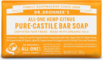 Dr Bronners Pure Castile Bar Soap - Citrus