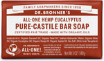 Dr Bronners Pure Castile Bar Soap - Eucalyptus