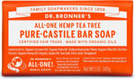 Dr Bronners Pure Castile Bar Soap - Tea Tree