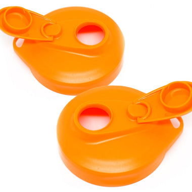 Mason Jar Easy-Pour Lids - Wide Mouth (Orange)