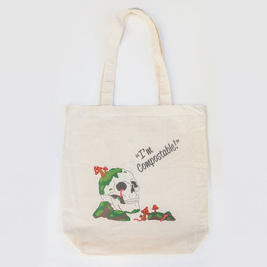 Shopping Tote Organic Cotton - I'm Compostable