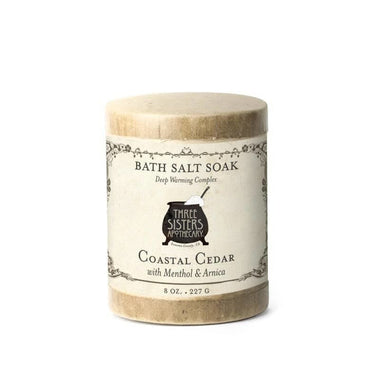Bath Salt Soak - Coastal Cedar - 16 oz. jar