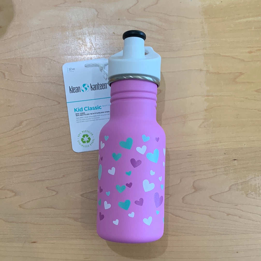 Klean Kanteen Kid Classic Sport 12 oz Water Bottle Mermaids