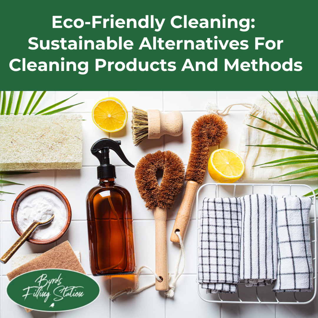 Eco-Friendly Cleaning: Sustainable alternatives for cleaning products and methods