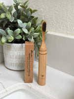 All-in-One Bamboo Travel Toothbrush with Replaceable Head
