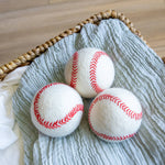 Baseball Eco Wool Dryer Balls - Set of 3 - Home Run