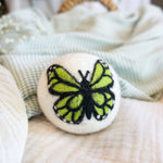 Rainbow Monarch Butterfly Eco Wool Dryer Ball - Individual
