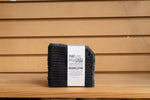 Washcloths: Cotton Chenille - 4 Count Set - Black