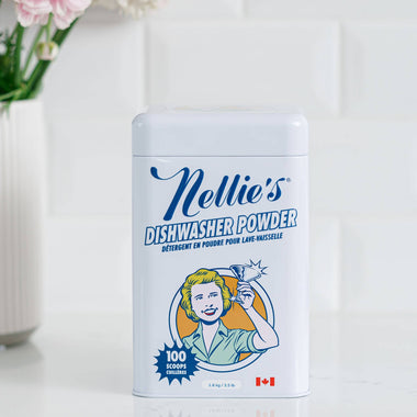 Nellie's Dishwasher Powder 100 Scoop Tin