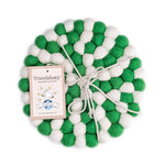 Peppermint Eco Coasters and Trivets (GREEN)