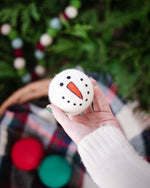 Vintage Holidays Set of 3 Eco Dryer Balls - Snowman RED