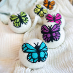 Rainbow Monarch Butterfly Eco Wool Dryer Ball - Individual