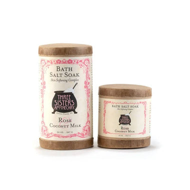 Bath Salt Soak Rose & Coconut Milk - 16 oz. jar