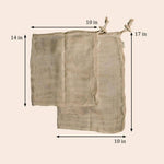 2 Pack Organic Cotton Mesh Produce Bags