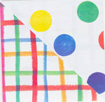 Jumbo Plaid/ Dot • DOUBLE-SIDED PARTY ECO WRAPPING PAPER