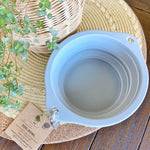 Collapsible Silicone Dog Bowl - Gray