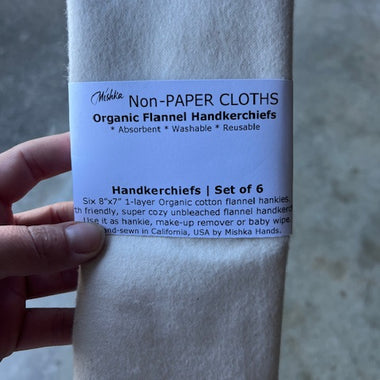 Organic Flannel Handkerchiefs