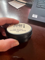 Local Beeswax Hand Salve - 2 oz (Unscented) Travel Tin