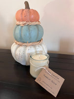 Soy candle - in Recycled Yogurt pot - Pumpkin Spice