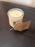 Soy candle - in Recycled Yogurt pot - Vanilla Bourbon