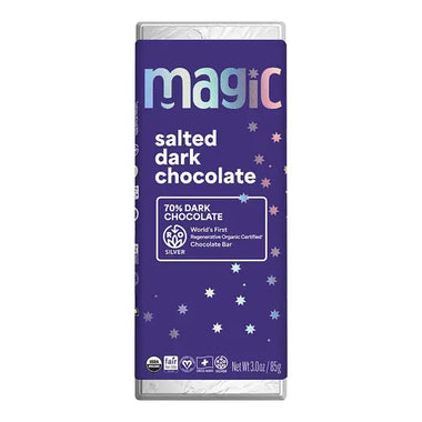 Magic Chocolate Salted Dark Chocolate Bar 3 oz.