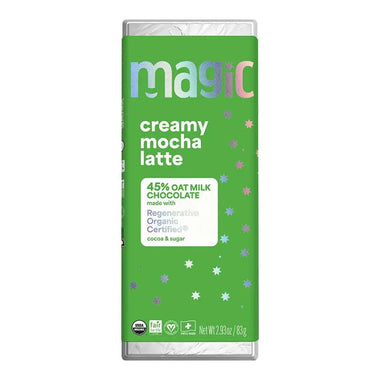 Magic Chocolate Creamy Mocha Latte Oat Milk Chocolate Bar 2.93 oz