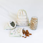 Bulk Bin Bag with measurements - Organic Cotton