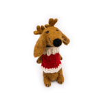 Felt Wool Dog Eco Ornament - Max the Dachshund