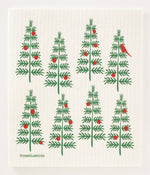 Christmas Trees Swedish Dishcloth