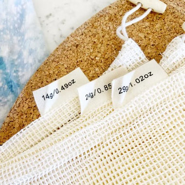 Cotton Mesh produce bags - 3pk Me Mother Earth