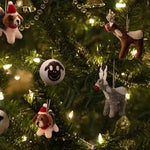 Santa’s Reindeer Holiday Eco Wool Ornament