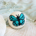 Rainbow Monarch Butterfly Eco Wool Dryer Ball - Individual