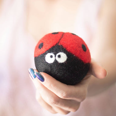 Laundrybugs Eco Wool Dryer Ball (LADYBUG)  - Individual