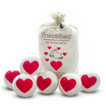 One Love Eco Dryer Balls (RED HEARTS) - Individual