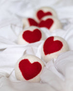 One Love Eco Dryer Balls (RED HEARTS) - Individual