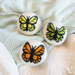 Rainbow Monarch Butterfly Eco Wool Dryer Ball - Individual