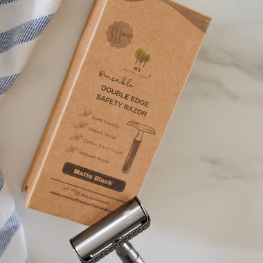 Reusable Double Edge Safety Razor - Silver